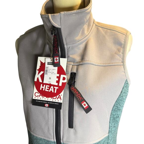 Canada Weather Gear Fleece Performance Vest, Mystic Lake, Women's Small, NWT - Picture 6 of 8